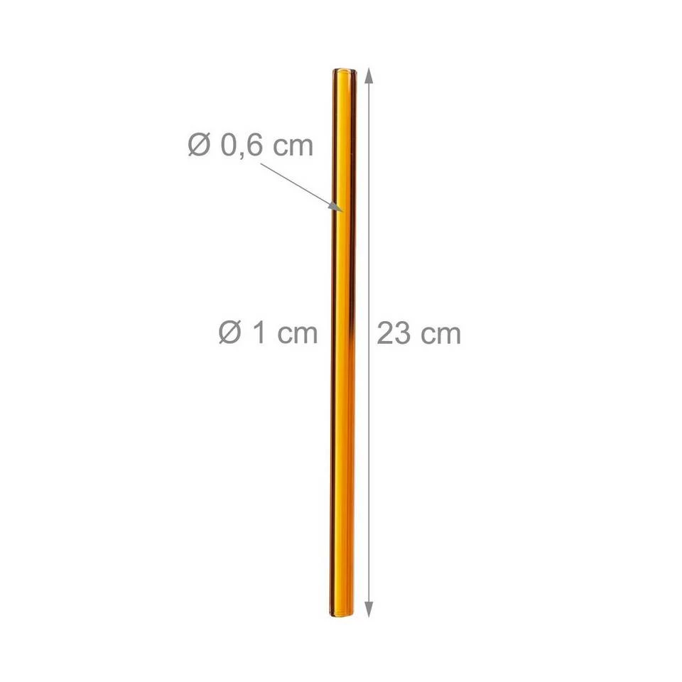 relaxdays Trinkhalme »48 x Strohhalme Glas bunt 23 cm« 4 relaxdays Trinkhalme »48 x Strohhalme Glas bunt 23 cm« – Bild 4