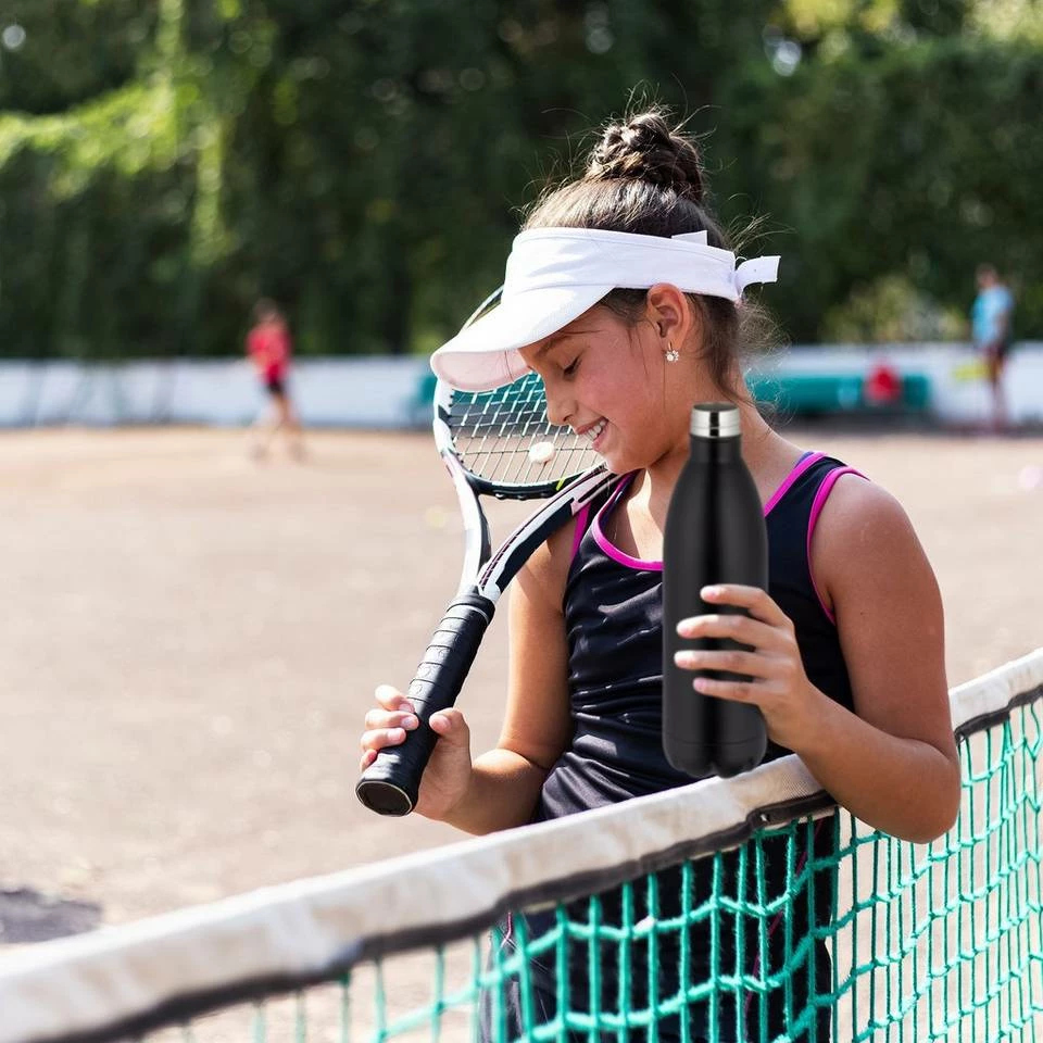 relaxdays Isolierflasche »1 x Thermo Trinkflasche 1 Liter schwarz« 5 relaxdays Isolierflasche »1 x Thermo Trinkflasche 1 Liter schwarz« – Bild 5