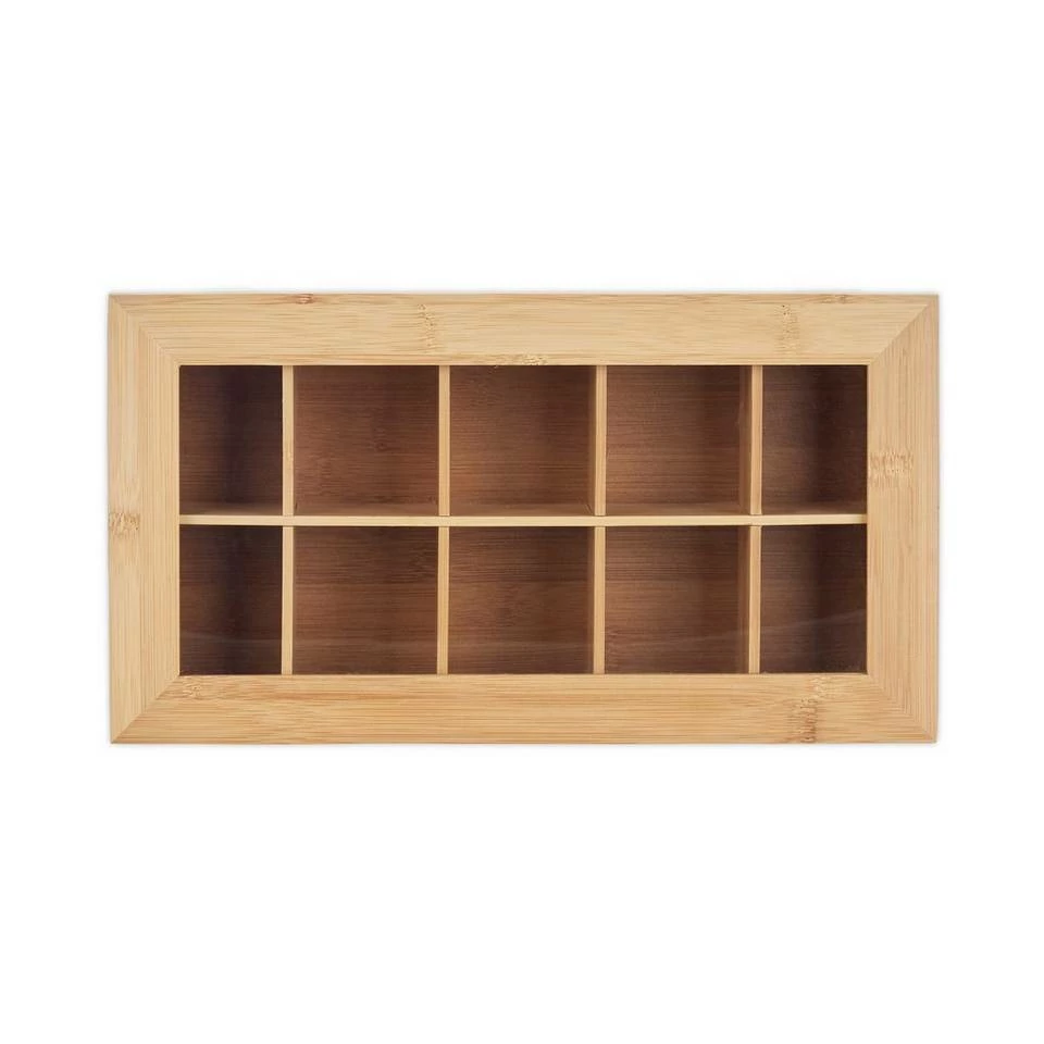 relaxdays Teebox »Teebox Bambus 10 Fächer«, Bambus 6 relaxdays Teebox »Teebox Bambus 10 Fächer«, Bambus – Bild 6