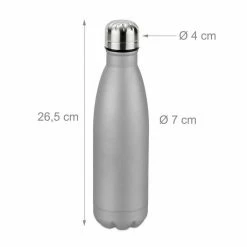 relaxdays Isolierflasche »9 x Trinkflasche Edelstahl silber« 12 relaxdays Isolierflasche »9 x Trinkflasche Edelstahl silber« -Neuetischkultur Verkäufe 2022 c43f4d99 51b2 509d 8421 26f79d1b336e