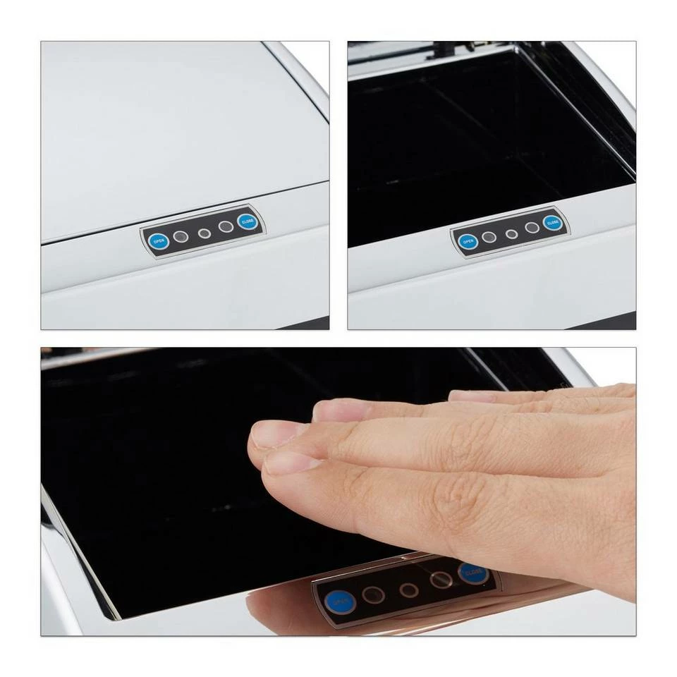 relaxdays Mülleimer »Edelstahl Mülleimer mit Sensor«, 5 Liter 7 relaxdays Mülleimer »Edelstahl Mülleimer mit Sensor«, 5 Liter – Bild 7