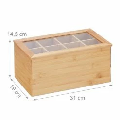relaxdays Teebox »Teebox Bambus mit verstellbaren Fächern«, Bambus 12 relaxdays Teebox »Teebox Bambus mit verstellbaren Fächern«, Bambus -Neuetischkultur Verkäufe 2022 c4714bb8 a0c3 5efa af3d ea079677bd14