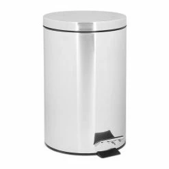 relaxdays Mülleimer »Treteimer 12 Liter Edelstahl«