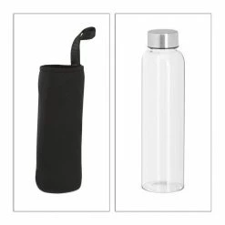 relaxdays Trinkflasche »Trinkflasche Glas 500 ml 6er Set« -Neuetischkultur Verkäufe 2022 c4cc5901 4b8d 5042 8c38 43426dd93796