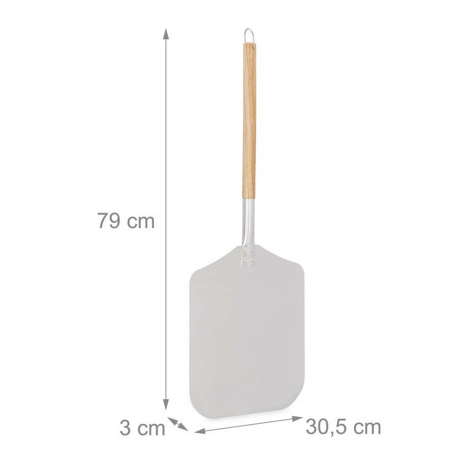 relaxdays Pizzaschieber »Pizzaschaufel Aluminium« 4 relaxdays Pizzaschieber »Pizzaschaufel Aluminium« – Bild 4