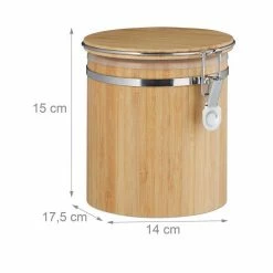 relaxdays Kaffeedose »Kaffeedose Bambus«, Bambus -Neuetischkultur Verkäufe 2022 c5af75b2 6729 5436 a3b1 6becd1b22071