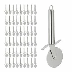 relaxdays Pizzaschneider »100 x Pizzaschneider Edelstahl«