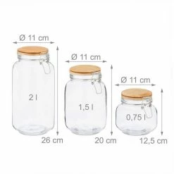 relaxdays Vorratsglas »12 x Vorratsglas mit Bügelverschluss«, Glas -Neuetischkultur Verkäufe 2022 c92432ee 96c1 5e77 a5f4 2a27ab69c058