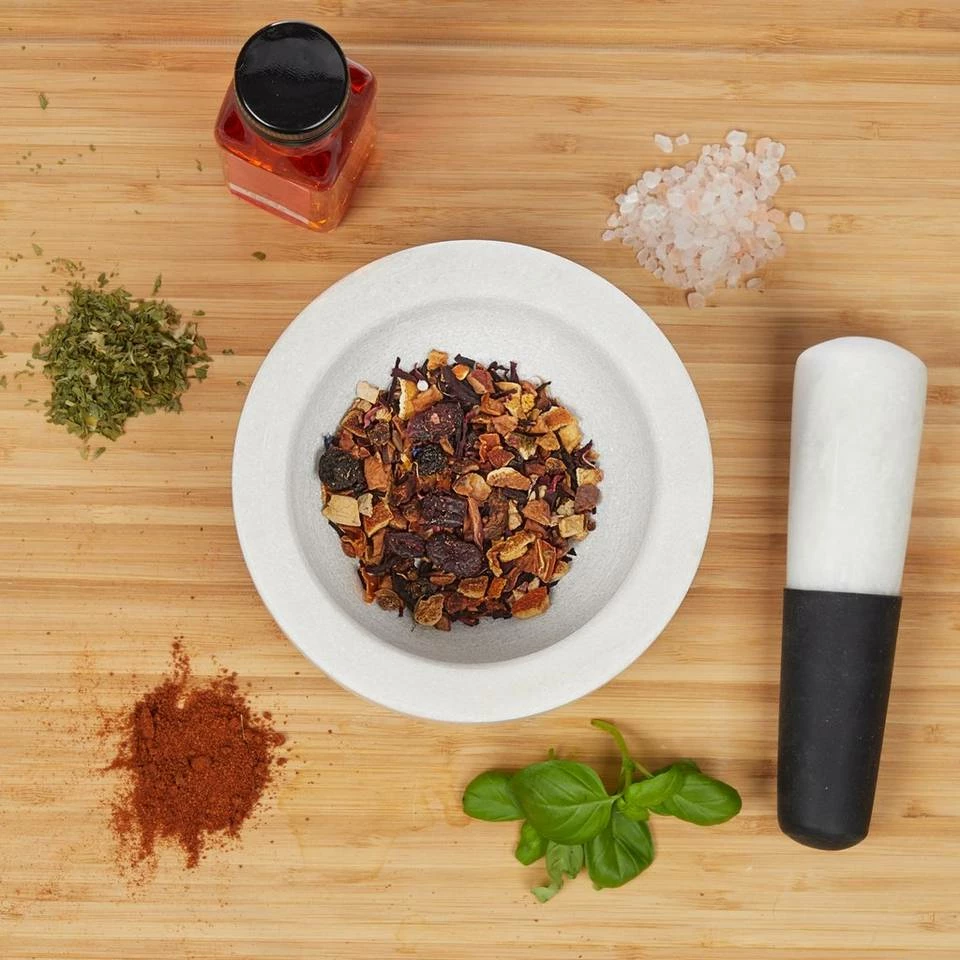 relaxdays Mörser »Mörser mit Stößel aus Marmor« 2 relaxdays Mörser »Mörser mit Stößel aus Marmor« – Bild 2