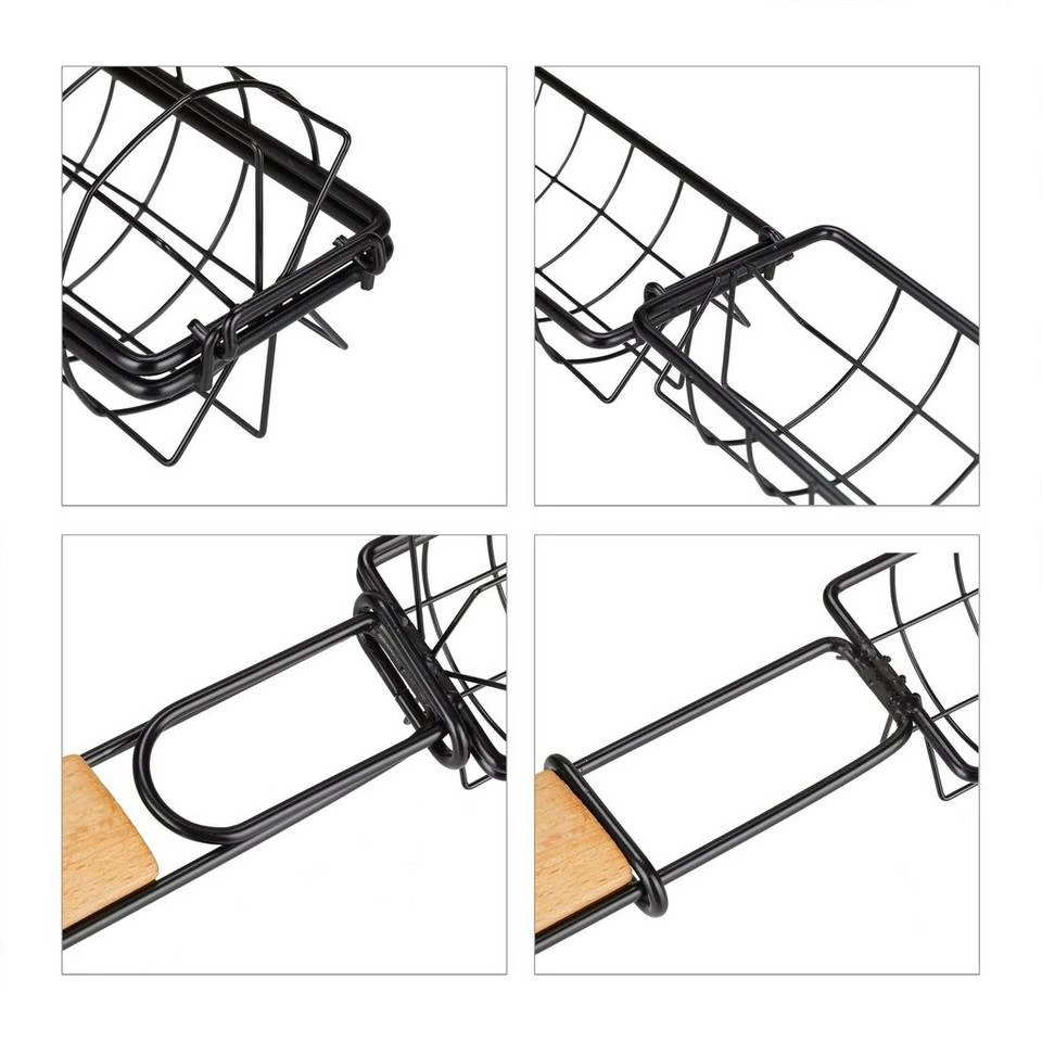 relaxdays Grillguthalter »Grillkorb für Fleisch- und Gemüsespieße«, Eisen 5 relaxdays Grillguthalter »Grillkorb für Fleisch- und Gemüsespieße«, Eisen – Bild 5