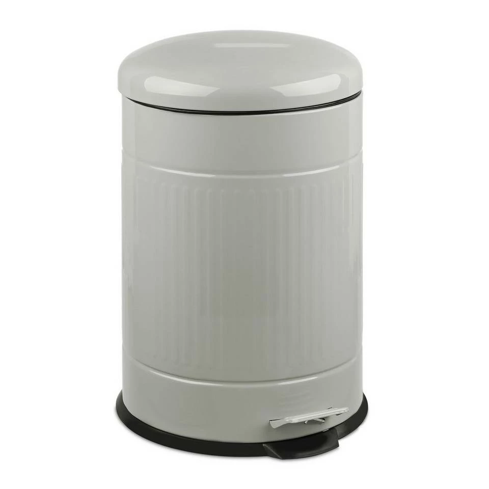 relaxdays Mülleimer »Treteimer Metall 20 Liter«, hellgrau Grau Schwarz, Weiß Schwarz, Schwarz 9 relaxdays Mülleimer »Treteimer Metall 20 Liter«, hellgrau Grau Schwarz, Weiß Schwarz, Schwarz – Bild 9