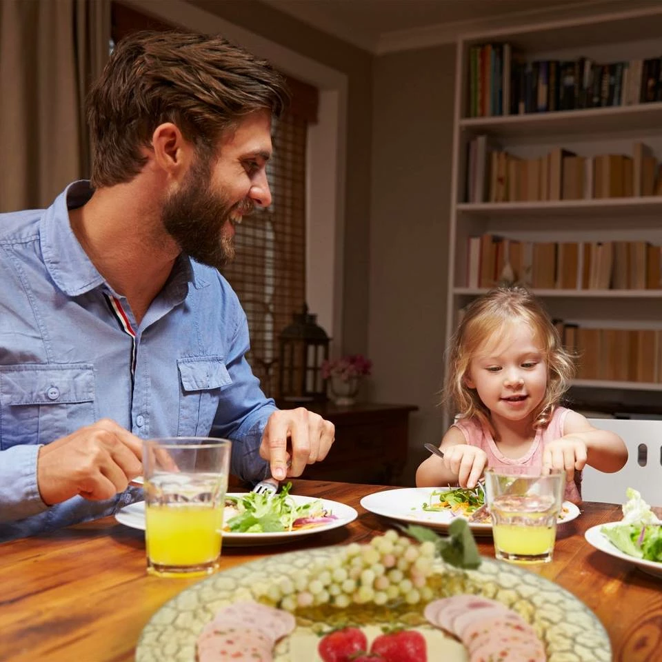 relaxdays Servierteller »Goldener Servierteller«, Glas 3 relaxdays Servierteller »Goldener Servierteller«, Glas – Bild 3