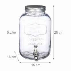 relaxdays Getränkespender Getränkespender 5 L 12 relaxdays Getränkespender Getränkespender 5 L -Neuetischkultur Verkäufe 2022 cf6492c2 90bd 5b3c a03b f83e0a38f0e9