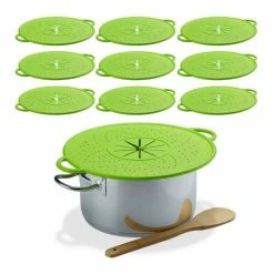 relaxdays Überkochschutz »10 x Überkochschutz Silikon«