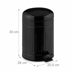 relaxdays Kosmetikeimer »Kosmetikeimer 5 Liter«, Schwarz Schwarz Silber, Grau Silber Schwarz, Weiß Silber Schwarz 14 relaxdays Kosmetikeimer »Kosmetikeimer 5 Liter«, Schwarz Schwarz Silber, Grau Silber Schwarz, Weiß Silber Schwarz -Neuetischkultur Verkäufe 2022 d1e33e38 e648 5639 8814 1f55e1e4faec