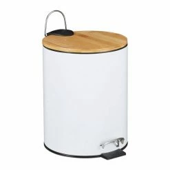 relaxdays Kosmetikeimer »Kosmetikeimer mit Bambusdeckel 5 Liter«, Schwarz Wei&szlig; Hellbraun Silber, Schwarz Hellbraun Silber, Grau Hellbraun Silber -Neuetischkultur Verkäufe 2022 d215b796 9786 5dd8 a182 01ef13f1f6c2