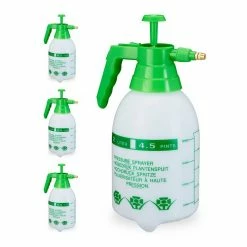 relaxdays Sprühflasche »4 x Pumpsprühflasche 2 Liter«