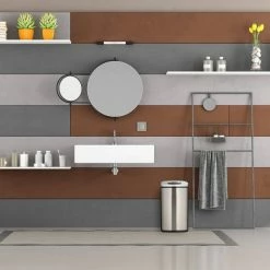 relaxdays Mülleimer »Sensor Mülleimer 12 l«, Rosegold Silber Schwarz, Gold Schwarz, Schwarz -Neuetischkultur Verkäufe 2022 d2a9b8cb c6fe 53b5 83c4 27c99c08d7cd