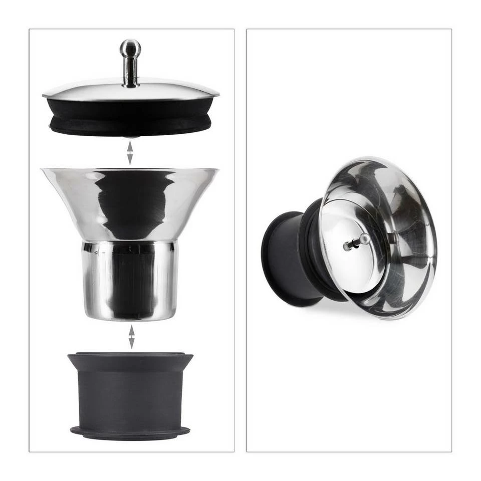 relaxdays Karaffe »2 x Glaskaraffe 1,5 Liter bauchig« 6 relaxdays Karaffe »2 x Glaskaraffe 1,5 Liter bauchig« – Bild 6