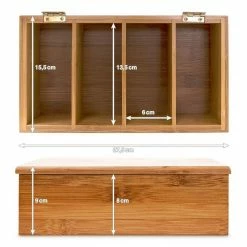 relaxdays Teebox »Teebox Bambus lackiert 4 Fächer«, Bambus 12 relaxdays Teebox »Teebox Bambus lackiert 4 Fächer«, Bambus -Neuetischkultur Verkäufe 2022 d7659bf2 8bb1 5754 8fe2 73d15ff933fa