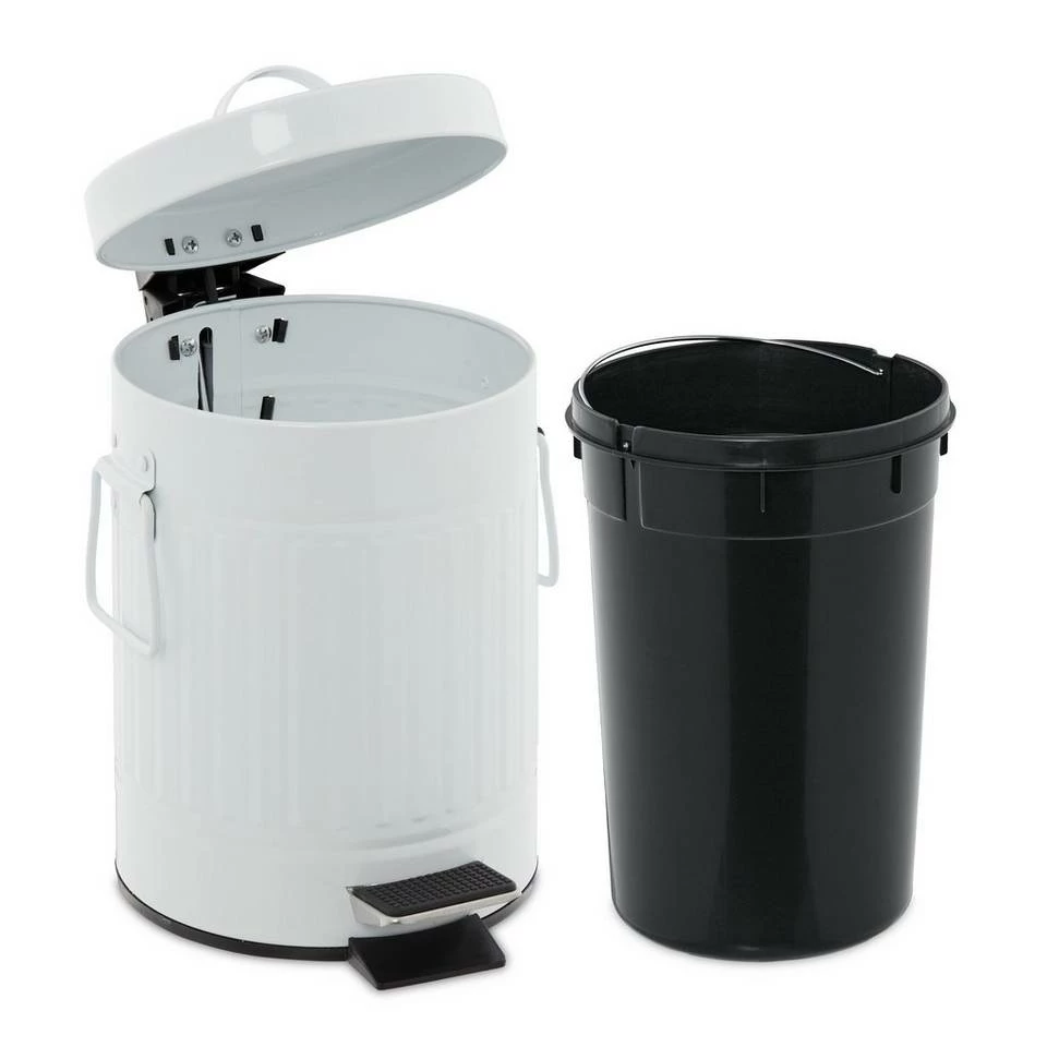 relaxdays Kosmetikeimer »Kosmetikeimer 3 Liter«, Weiß Schwarz, Grau Schwarz, Weiß Schwarz 6 relaxdays Kosmetikeimer »Kosmetikeimer 3 Liter«, Weiß Schwarz, Grau Schwarz, Weiß Schwarz – Bild 6