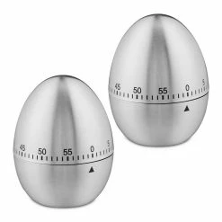 relaxdays Eieruhr »2 x Eieruhr aus Edelstahl«