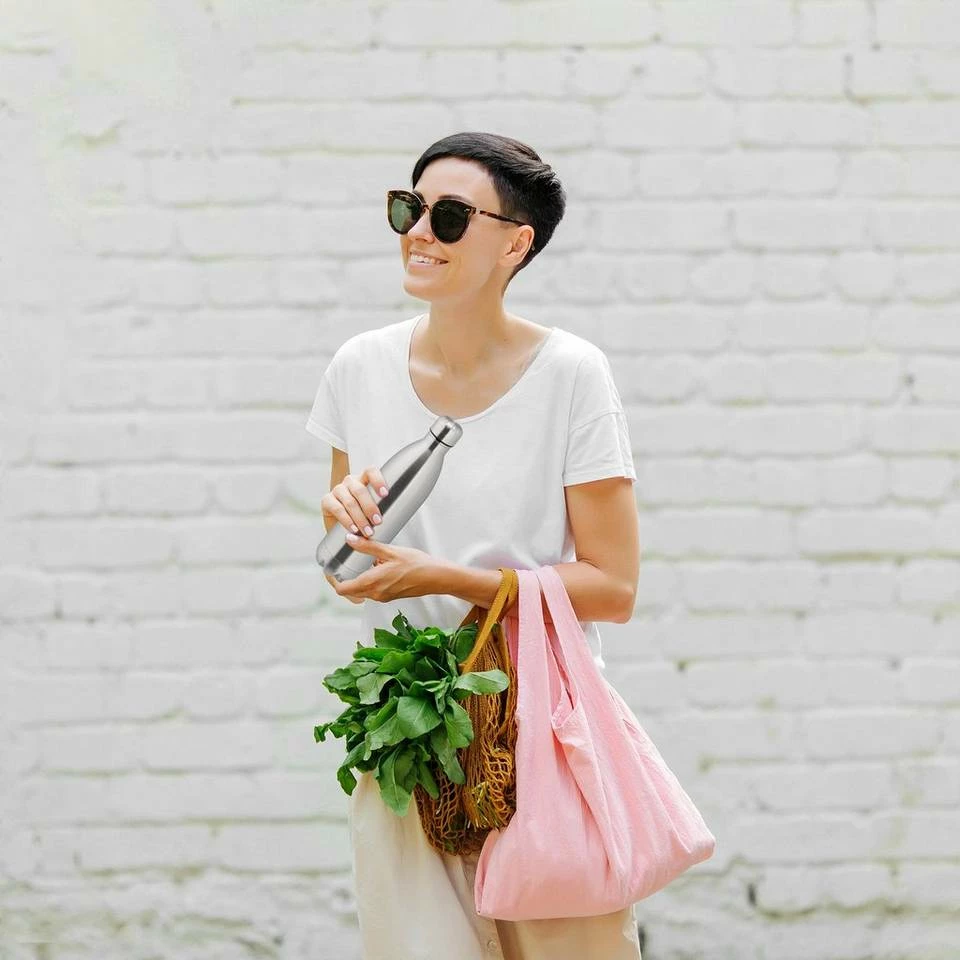 relaxdays Isolierflasche »1 x Thermo Trinkflasche 1 Liter silber« 2 relaxdays Isolierflasche »1 x Thermo Trinkflasche 1 Liter silber« – Bild 2