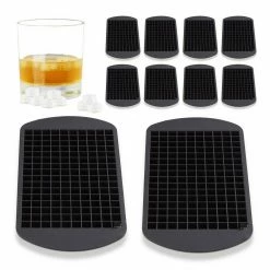 relaxdays Eiswürfelform »10 x Eiswürfelform Silikon 1 cm«