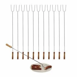 relaxdays Grillspieß »12 x extra lange Grillspieße«