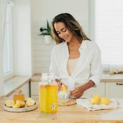 relaxdays Getränkespender Getränkespender Set mit 4 Gläsern -Neuetischkultur Verkäufe 2022 dcd80030 59e8 5b92 b69a 25fabdfd197b