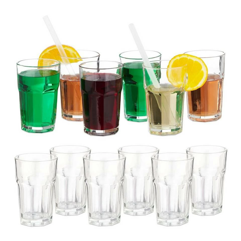 relaxdays Glas »12 x Trinkgläser«, Glas 1 relaxdays Glas »12 x Trinkgläser«, Glas