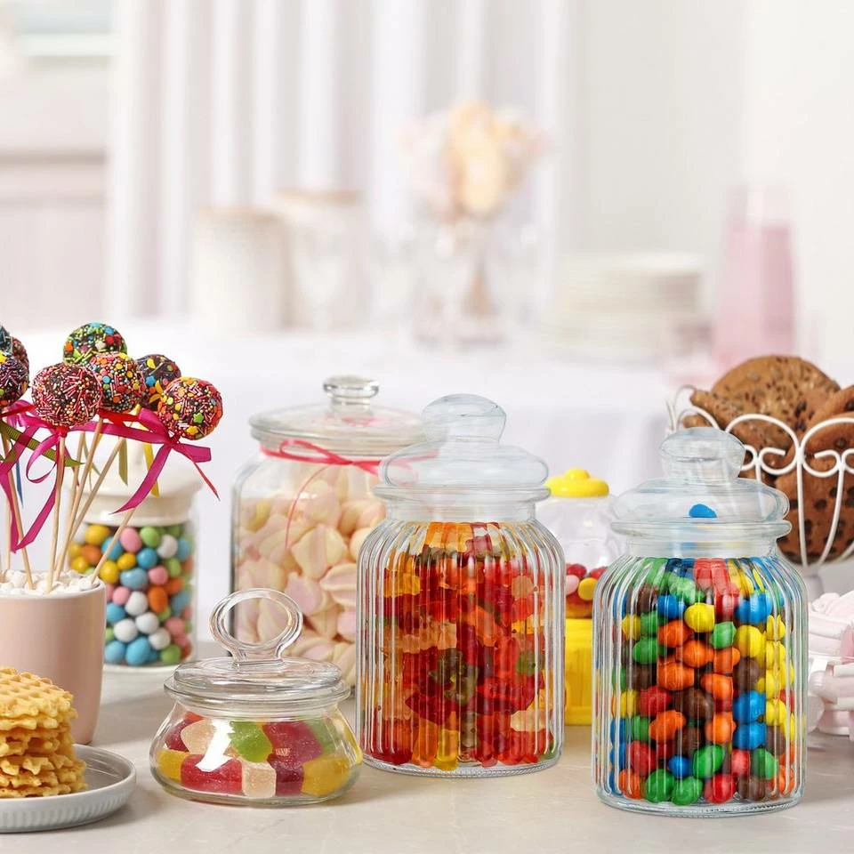 relaxdays Vorratsglas »Vorratsgläser 6er Set 1000 ml«, Glas 2 relaxdays Vorratsglas »Vorratsgläser 6er Set 1000 ml«, Glas – Bild 2