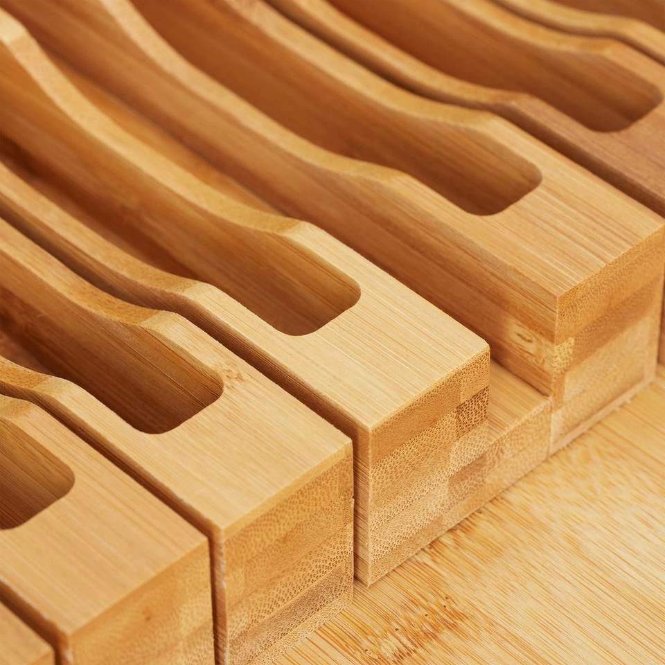 relaxdays Messerblock »Messerorganizer Bambus für 17 Messer« 6 relaxdays Messerblock »Messerorganizer Bambus für 17 Messer« – Bild 6