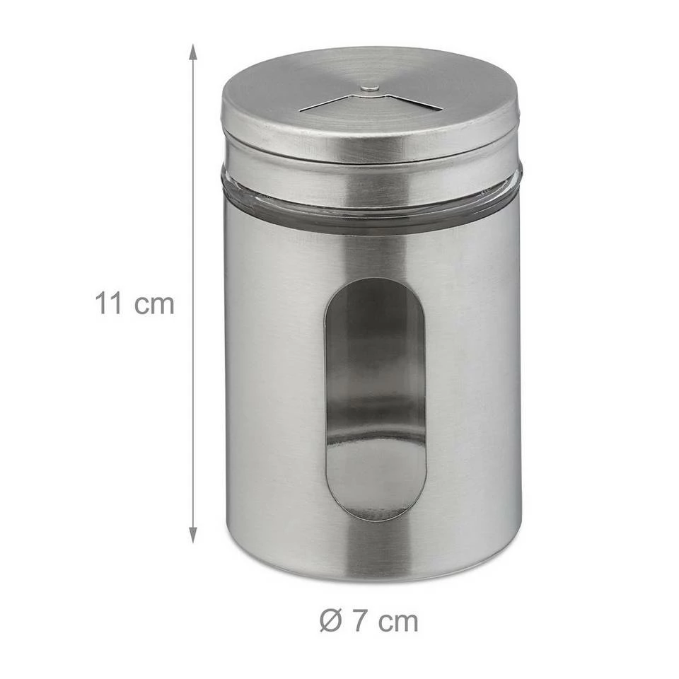 relaxdays Gewürzstreuer »Gewürzstreuer XL 6er Set« 4 relaxdays Gewürzstreuer »Gewürzstreuer XL 6er Set« – Bild 4