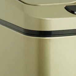 relaxdays Mülleimer »Sensor Mülleimer 12 l«, Rosegold Silber Schwarz, Gold Schwarz, Schwarz -Neuetischkultur Verkäufe 2022 e174a574 9345 5185 a86a 75368a36f70d