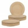 relaxdays Einwegteller »50 x Bambus Teller rund 23 cm«
