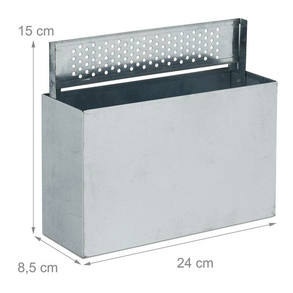 relaxdays Aschenbecher »Wandaschenbecher für Außenbereich« 5 relaxdays Aschenbecher »Wandaschenbecher für Außenbereich« – Bild 5