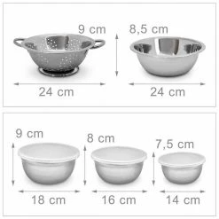 relaxdays Schüssel »Schüssel Set Edelstahl«, Edelstahl 9 relaxdays Schüssel »Schüssel Set Edelstahl«, Edelstahl -Neuetischkultur Verkäufe 2022 e2f9efe6 d58a 5c10 8435 ce95603c344d