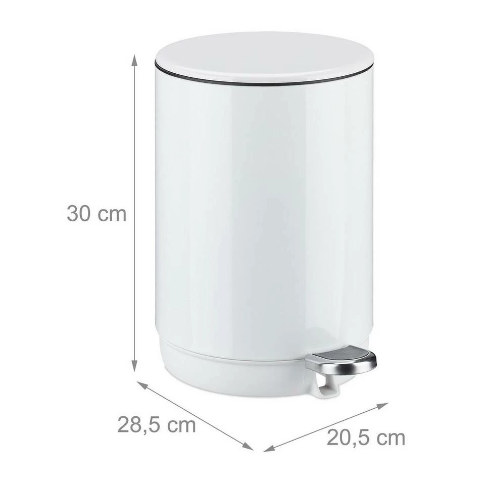 relaxdays Kosmetikeimer »Weißer Kosmetikeimer 5 Liter« 4 relaxdays Kosmetikeimer »Weißer Kosmetikeimer 5 Liter« – Bild 4