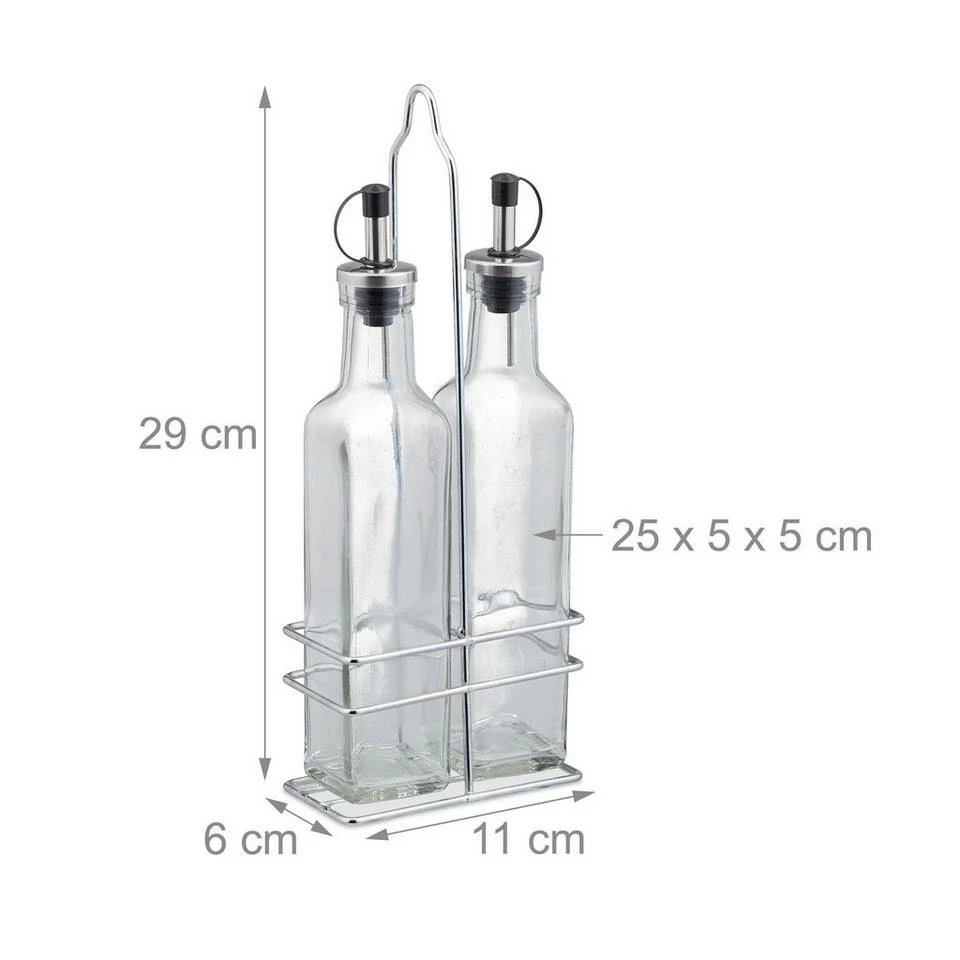 relaxdays Ölspender »Essig und Öl Spender aus Glas« 4 relaxdays Ölspender »Essig und Öl Spender aus Glas« – Bild 4
