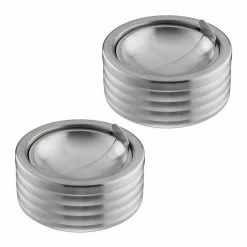 relaxdays Aschenbecher »2 x Windaschenbecher mit Deckel«