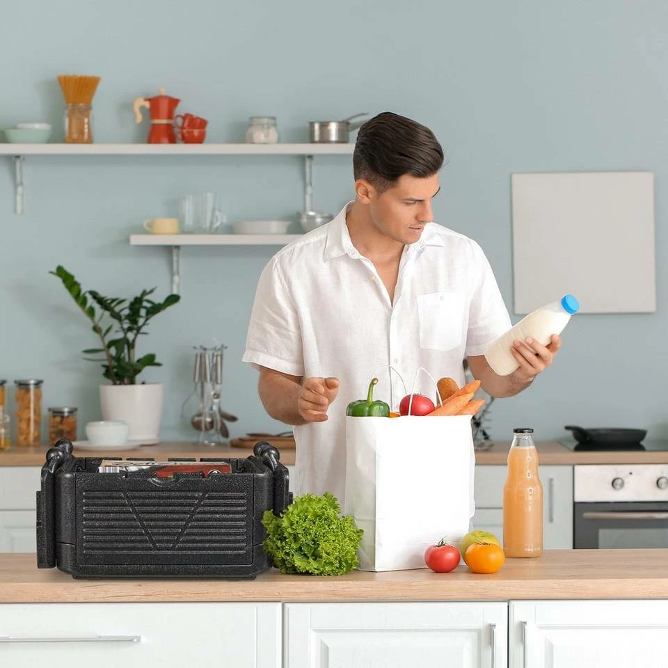 relaxdays Thermobehälter »4 x Thermobox für Essen 24 L«, Schaumstoff 2 relaxdays Thermobehälter »4 x Thermobox für Essen 24 L«, Schaumstoff – Bild 2