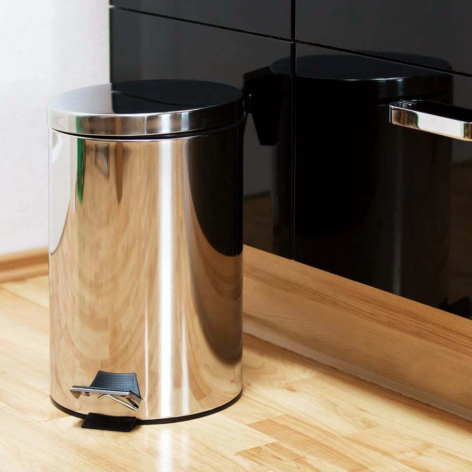 relaxdays Mülleimer »Mülleimer 3 Liter Edelstahl« 2 relaxdays Mülleimer »Mülleimer 3 Liter Edelstahl« – Bild 2