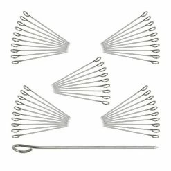 relaxdays Partyspieße »Rouladennadeln Edelstahl 50er Set«