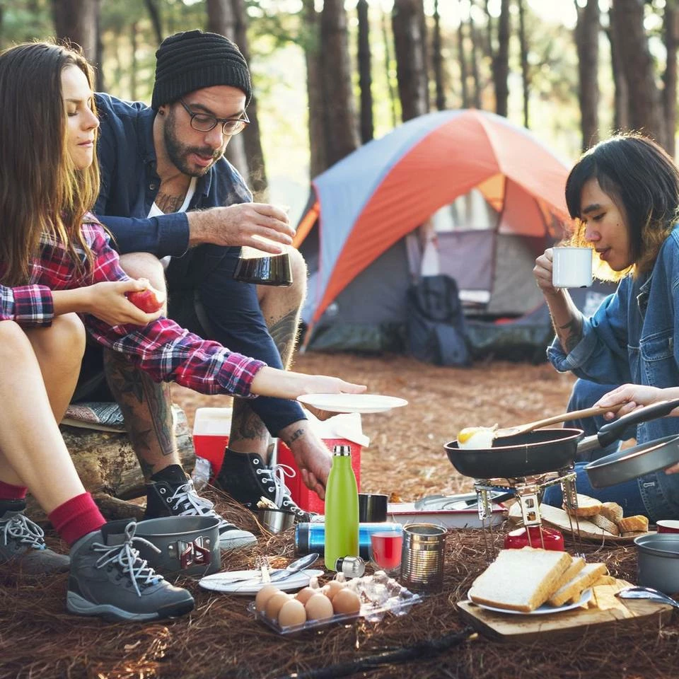 relaxdays Isolierflasche »2 x Trinkflasche Edelstahl rot« 2 relaxdays Isolierflasche »2 x Trinkflasche Edelstahl rot« – Bild 2