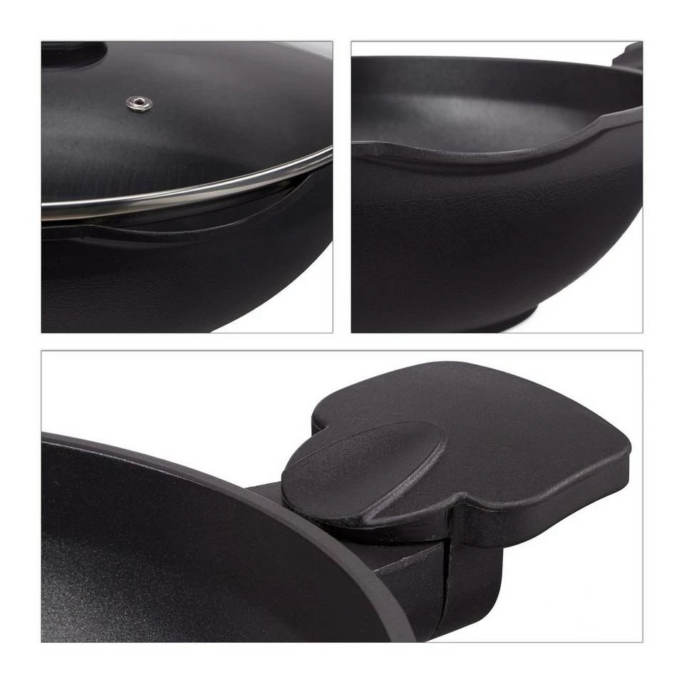 relaxdays Wok »Wokpfanne mit Deckel 30 cm« 6 relaxdays Wok »Wokpfanne mit Deckel 30 cm« – Bild 6
