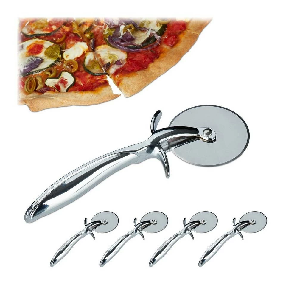 relaxdays Pizzaschneider »5 x Profi Pizzaschneider« 1 relaxdays Pizzaschneider »5 x Profi Pizzaschneider«