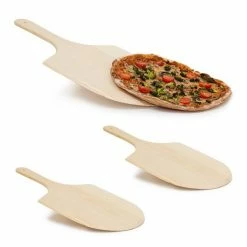 relaxdays Pizzaschieber »3 x Pizzaschaufel Holz«