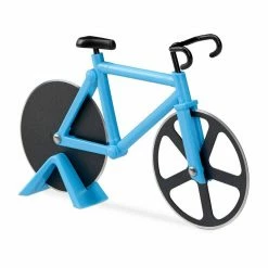 relaxdays Pizzaschneider »1 x Fahrrad Pizzaschneider blau«