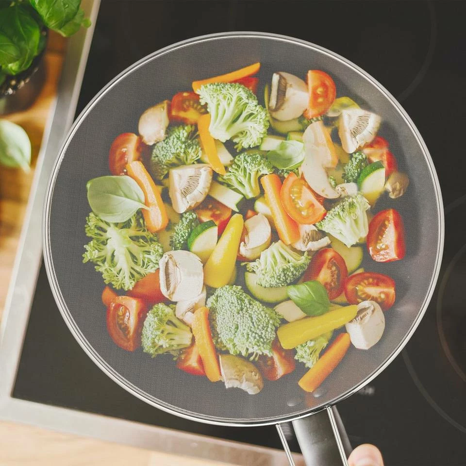 relaxdays Spritzschutzdeckel »Spritzschutz für Pfannen im 2er Set« 2 relaxdays Spritzschutzdeckel »Spritzschutz für Pfannen im 2er Set« – Bild 2